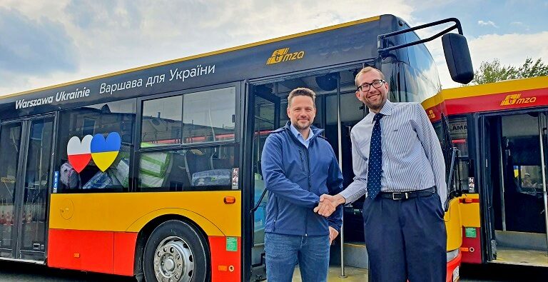 Stołeczne autobusy jadą do Ukrainy