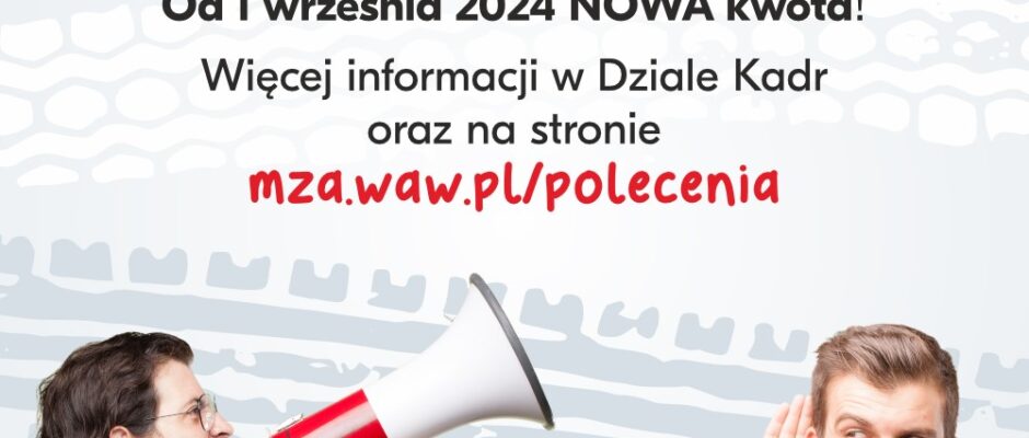 3 000 zł! Za polecenie pracownika